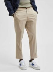 Selected Homme Béžové chino kalhoty Selected Homme 33/34