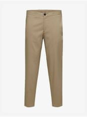 Selected Homme Béžové chino kalhoty Selected Homme 33/34