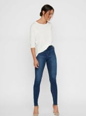 Noisy May Modré skinny fit džíny Noisy May Callie 25/32