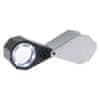 Viewlux lupa 10x, 21 mm, s LED světlem