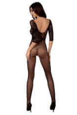 Livco Corsetti Bodystocking Josslyn black + Ponožky Gatta Calzino Strech, černá, S/L