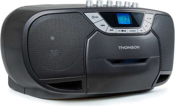 Prenosni radio Thomson kasetni snemalnik in CD diski zaslon aux in vhod vgrajeni zvočniki