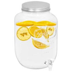 Greatstore Dávkovač nápojů 8050 ml sklo