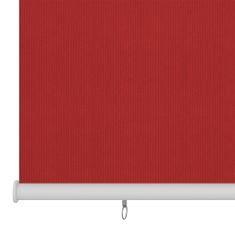 Greatstore Venkovní roleta 100 x 140 cm červená HDPE