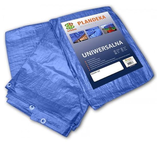 Bradas Plachta zakrývací 60g voděodolná 4x3m BLUE BR-PL3/4