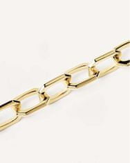 PDPAOLA Multifunkční pozlacený náhrdelník SMALL SIGNATURE Gold CO01-382-U