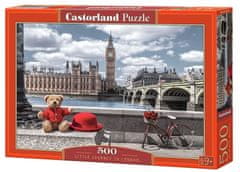 Castorland Puzzle Malý cestovatel v Londýně 500 dílků