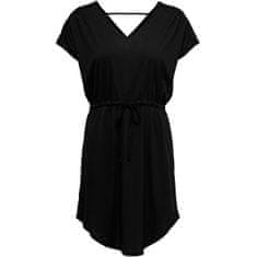 Jacqueline de Yong Dámské šaty JDYDALILA Regular Fit 15257679 Black (Velikost S)