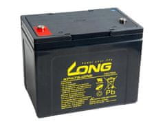 Long Long 12V 75Ah olověný akumulátor Deep Cycle AGM M6 (KPH75-12NE)