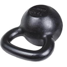 HMS Litinový kettlebell KZG16 16 kg, černý