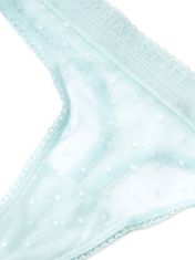 Victoria Secret Victoria Secret dámská tanga Cotton Thong Panty světle modré M