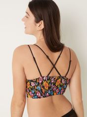 Victoria Secret Dámská podprsenka Crochet Lace Bralette květovaná M