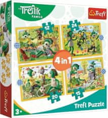 Trefl Puzzle Treflíci: Zábava 4v1 (12,15,20,24 dílků)