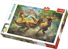 Trefl Puzzle Dinosauří souboj 160 dílků