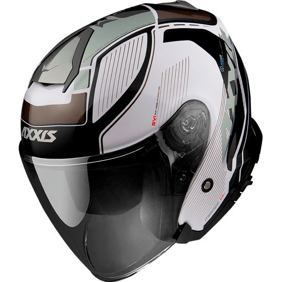 AXXIS HELMETS MIRAGE SV VILLAGE A1 GLOSS BLACK