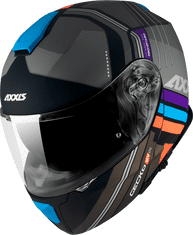 AXXIS HELMETS GECKO SV EPIC B1 MATT BLACK, L