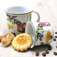 Semido Porcelánový hrnek "Plecháček" letní louka 250 ml - český porcelán