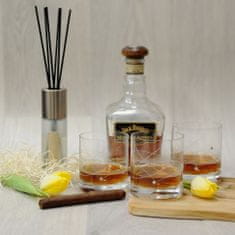 Semido Sklenice na whisky 300 ml s krystaly Preciosa - Plant 6 ks