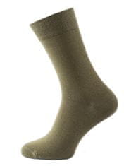 Zapana Pánské jednobarevné ponožky Ruben khaki vel. 39-41