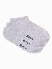 OMBRE Ombre Pánské ponožky U154 - šedá, balení tří kusů - one size