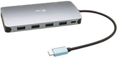 I-TEC dokovací stanice USB-C Metal Nano, 2xDP, HDMI, PD, 100W