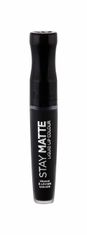 Kraftika 5.5ml stay matte, 840 pitch black, rtěnka