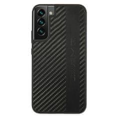 MERCEDES AMG hard obal Samsung Galaxy S22 PLUS 5G Black Carbon Stripe&Embossed