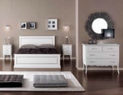 Amoletto Import Stylový noční stolek v bílé barvě