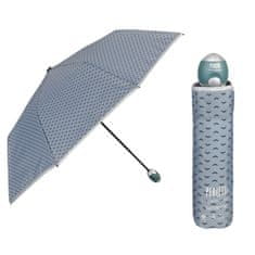 Perletti Dámský automatický deštník TECHNOLOGY Trattino/šedá, 21720