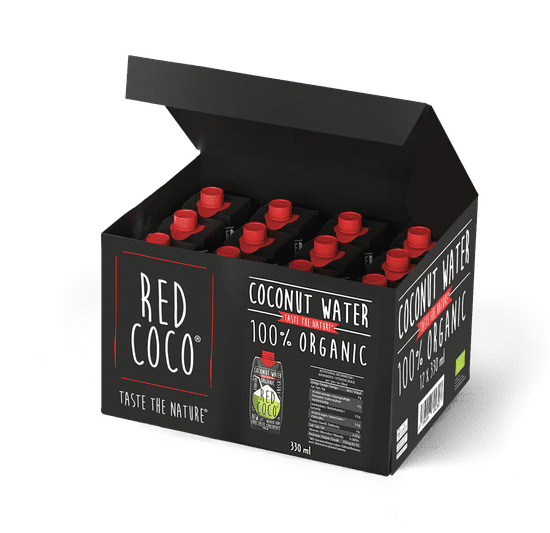 REDCOCO REDCOCO BIO kokosová voda 330ml - 12 balení