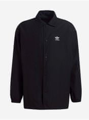 Adidas Černá pánská košilová lehká bunda adidas Originals Coach Jacket L