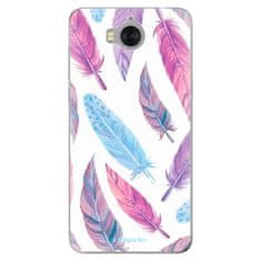 iSaprio Silikonové pouzdro - Feather Pattern 10 pro Huawei Y5 2017/Huawei Y6 2017