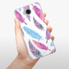 iSaprio Silikonové pouzdro - Feather Pattern 10 pro Huawei Y5 2017/Huawei Y6 2017