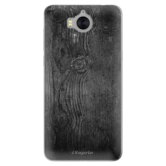 iSaprio Silikonové pouzdro - Black Wood 13 pro Huawei Y5 2017/Huawei Y6 2017