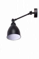 Ideal Lux Ideal Lux NEWTON AP1 NERO LAMPA NÁSTĚNNÁ 027852