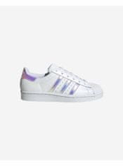 Adidas Bílé holčičí kožené tenisky adidas Originals Superstar 38 1/3