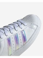 Adidas Bílé holčičí kožené tenisky adidas Originals Superstar 38 1/3