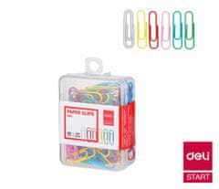 Deli stationery Sponky kancelářské 29mm barevné 100ks DELI E0024