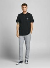 Jack&Jones Černé polo tričko Jack & Jones Shark S