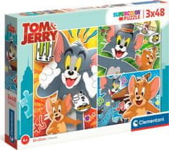 Clementoni  Puzzle Tom a Jerry 3x48 dílků