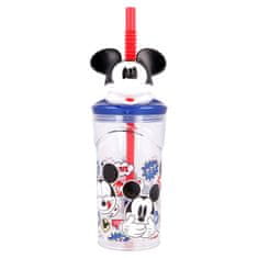 Stor Plastová 3D sklenička s figurkou MICKEY MOUSE, 360ml, 50166