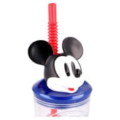 Stor Plastová 3D sklenička s figurkou MICKEY MOUSE, 360ml, 50166