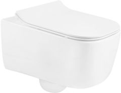 Mexen Stella závěsná wc mísa včetně sedátka s slow-slim, duroplast, bílá (30680800)