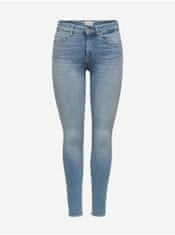 ONLY Světle modré skinny fit džíny ONLY Blush M/32