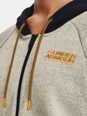 Under Armour Mikina Rival + FZ Hoodie-BRN S