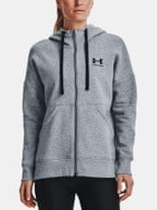 Under Armour Mikina Rival Fleece FZ Hoodie-GRY XS