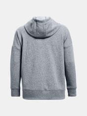 Under Armour Mikina Rival Fleece FZ Hoodie-GRY XS