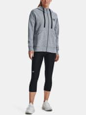 Under Armour Mikina Rival Fleece FZ Hoodie-GRY XS