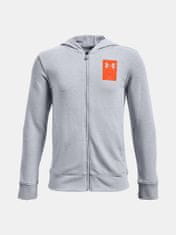 Under Armour Mikina UA Rival Terry FZ Hoodie-GRY XL