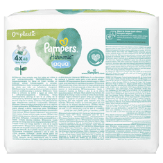 Pampers Harmonie Aqua vlhčené ubrousky Plastic Free 4x48ks